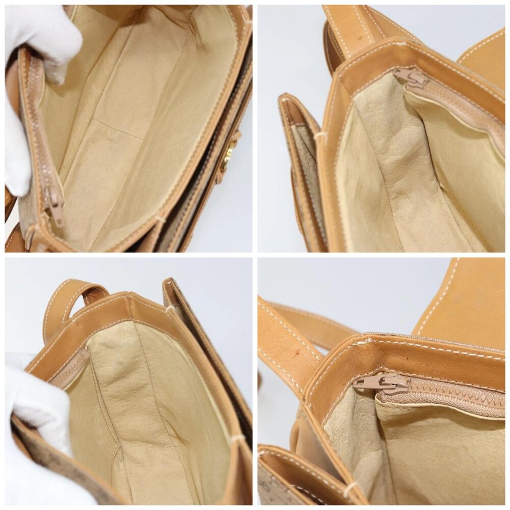 GUCCI Micro GG Supreme Shoulder Bag PVC Beige Gold Auth 160593 - Picture 15 of 16